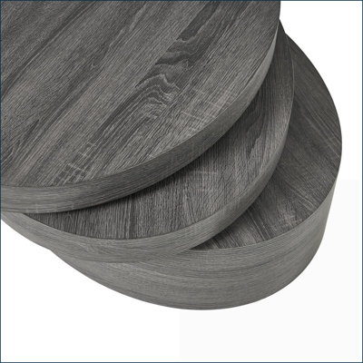 Table basse rotative moderne Sonoma - Surface extensible peu encombrante pour le salon