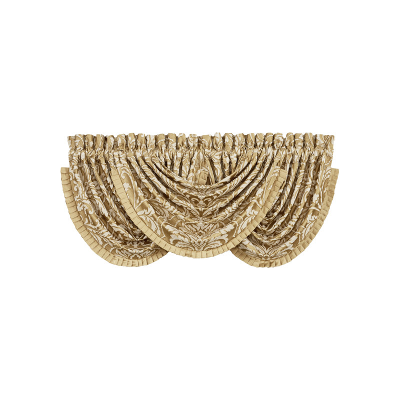 Aurelia Window Waterfall Valance, Gold