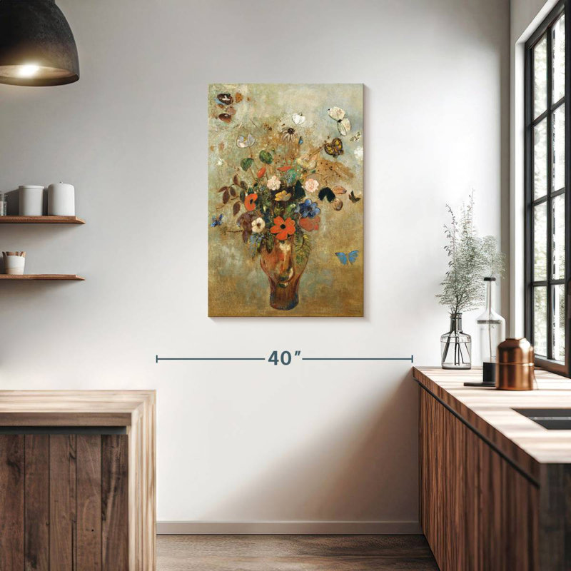 Harnek Nature morte aux fleurs 1905, H 36 po x l 24 po