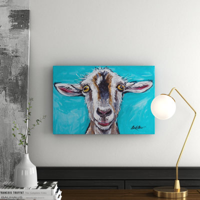 Gizmo The Goat - Wrapped Canvas Painting