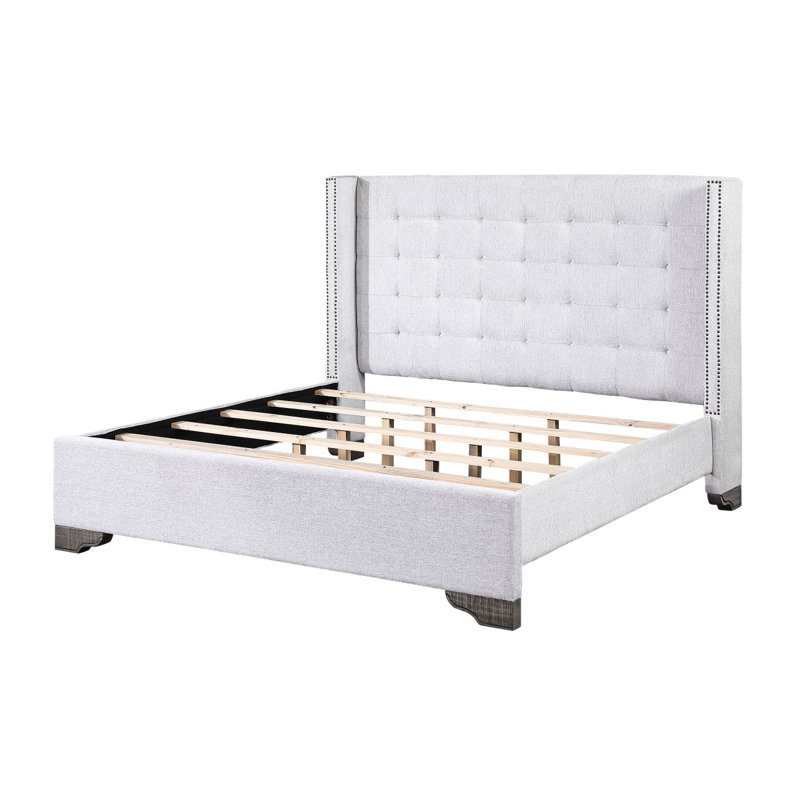 Structure de lit avec tête de lit Upholstedred