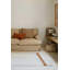 Little Chefs Rectangle Hand Tufted Cotton Area Rug in Natural/Toffee-292616435