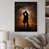 White Floater Framed