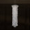 Trilliane Strands 6 Light 24in x 73in Chandelier in Polished Stainless Steel with Clear Heritage Handcut Crystals