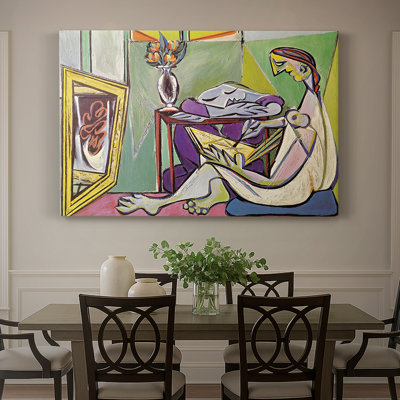 The Muse (La Muse) / Young Women Drawing-Pablo Picasso-Gallery Wrapped Canvas-1935