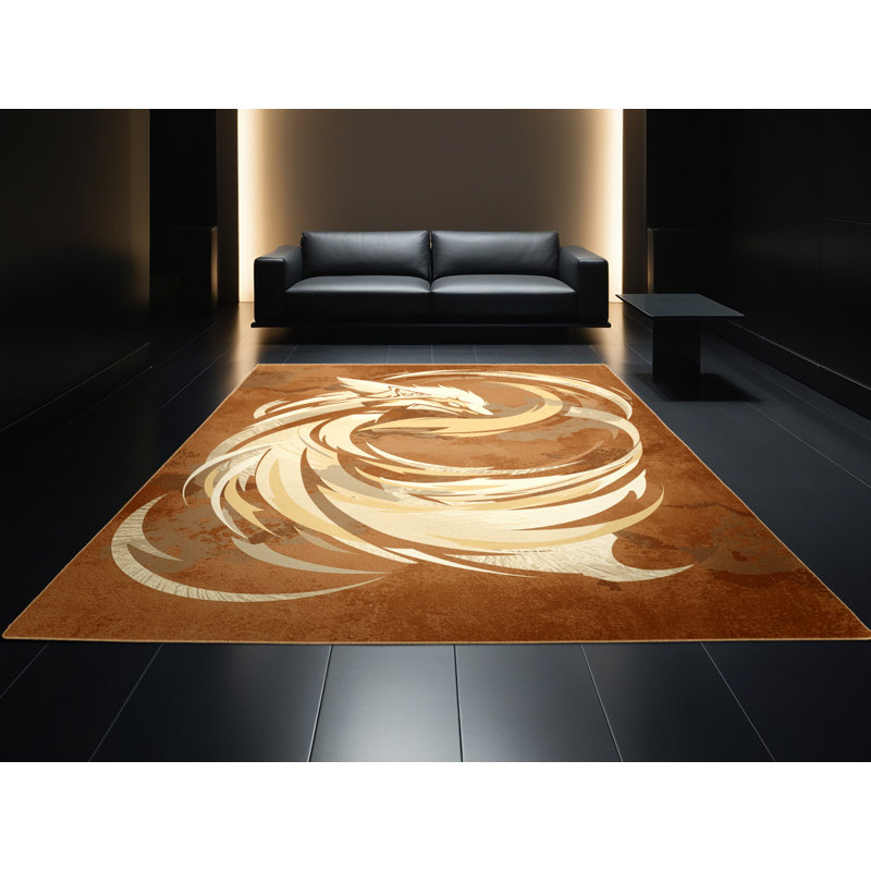 Tapis éclectique Newune, 7 x 9
