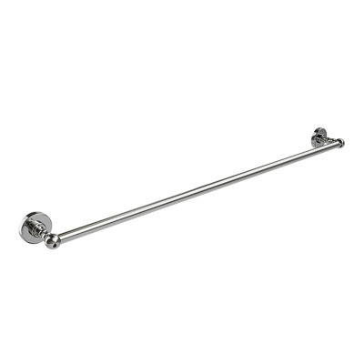 Ember Wall-Mounted 30" Towel Bar - Chrome, Premium Brass Construction, Installation Hardware Included
