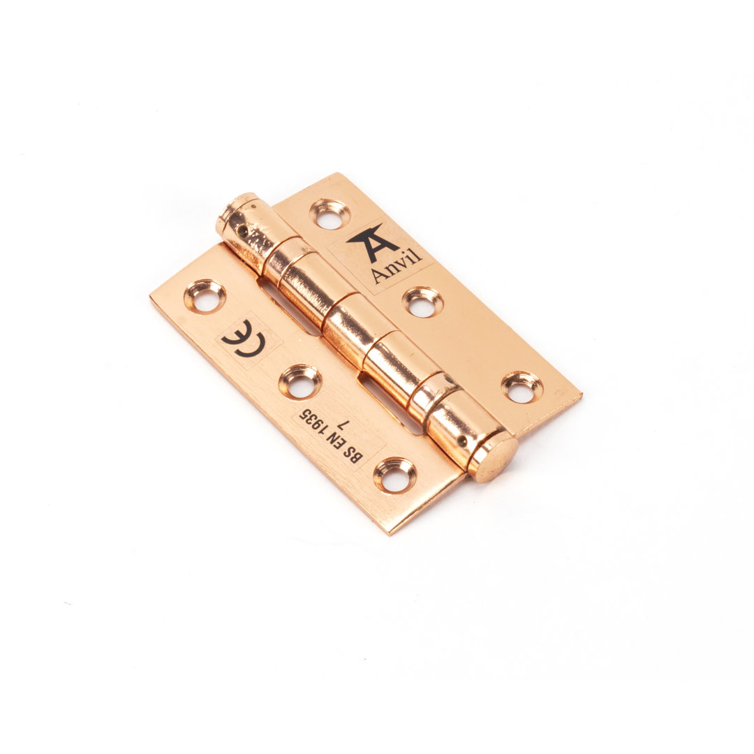 7.6cm H x 5.3cm W Butt Bearing Pair Door Hinges