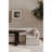 Gusella Slipcover Dining Banquette Beige 121In-127271402-127271398