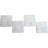 Set Of 4 Square Marble Coasters 