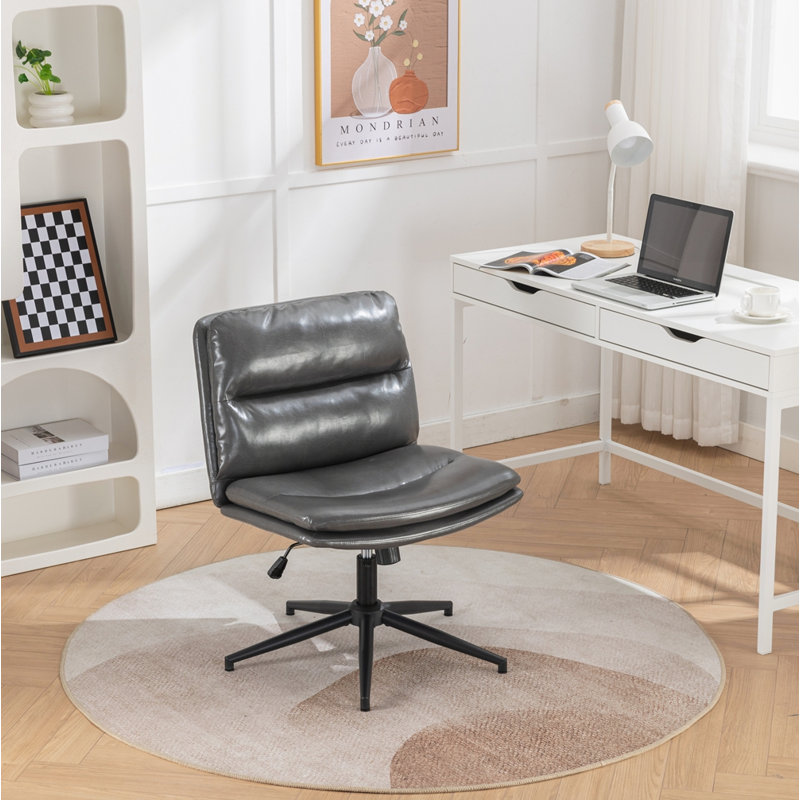 Chaise de bureau pivotante réglable, Gris