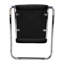 47.5cm H Upholstered Upholstered Back Cantilever Chair in Black