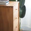 Commode d'appoint à 5 tiroirs en bois de cerisier Simple
