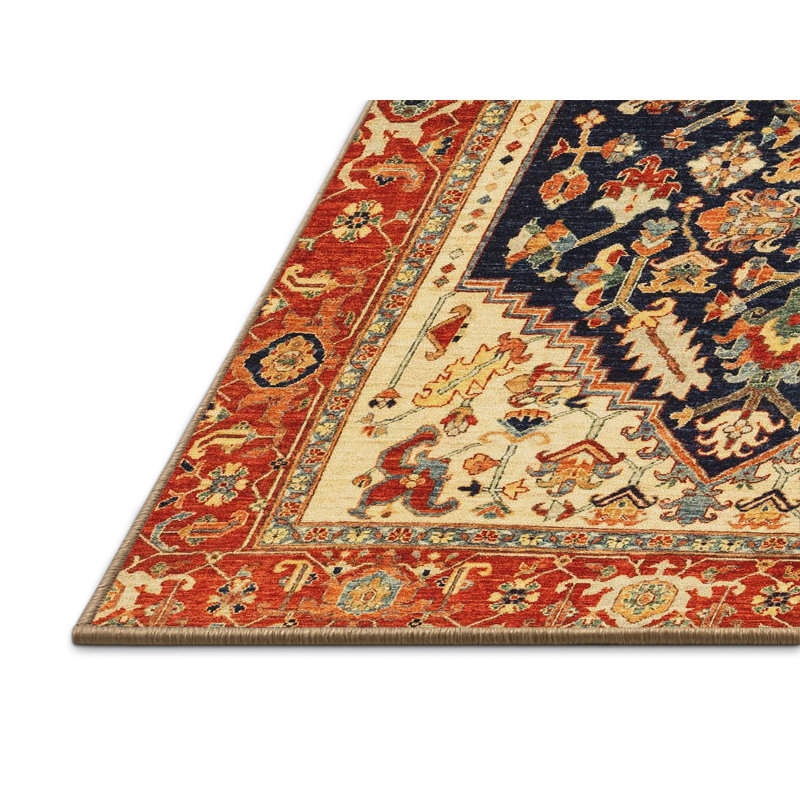 Abstract Indoor Rug, Rectangle 7' x 9'