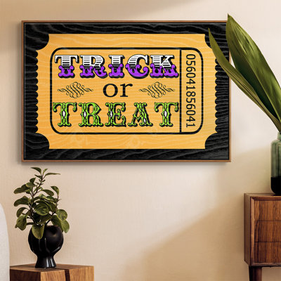 " Trick Or Treat Ticket "
