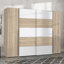 Debarr 4 Door Manufactured Wood Wardrobe-114011905-59390037