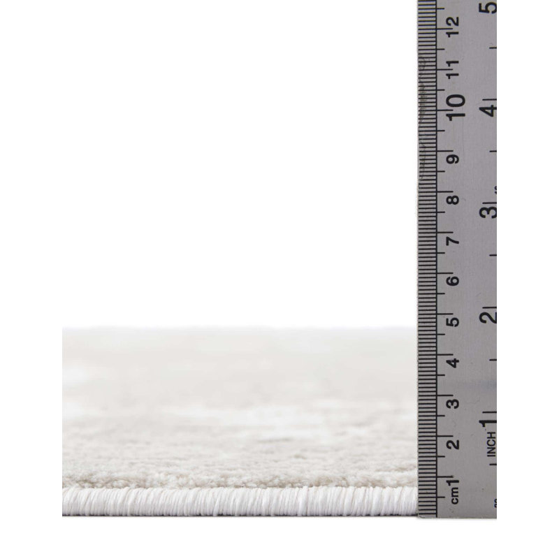 Abstract Indoor Rug, Square 7'10"