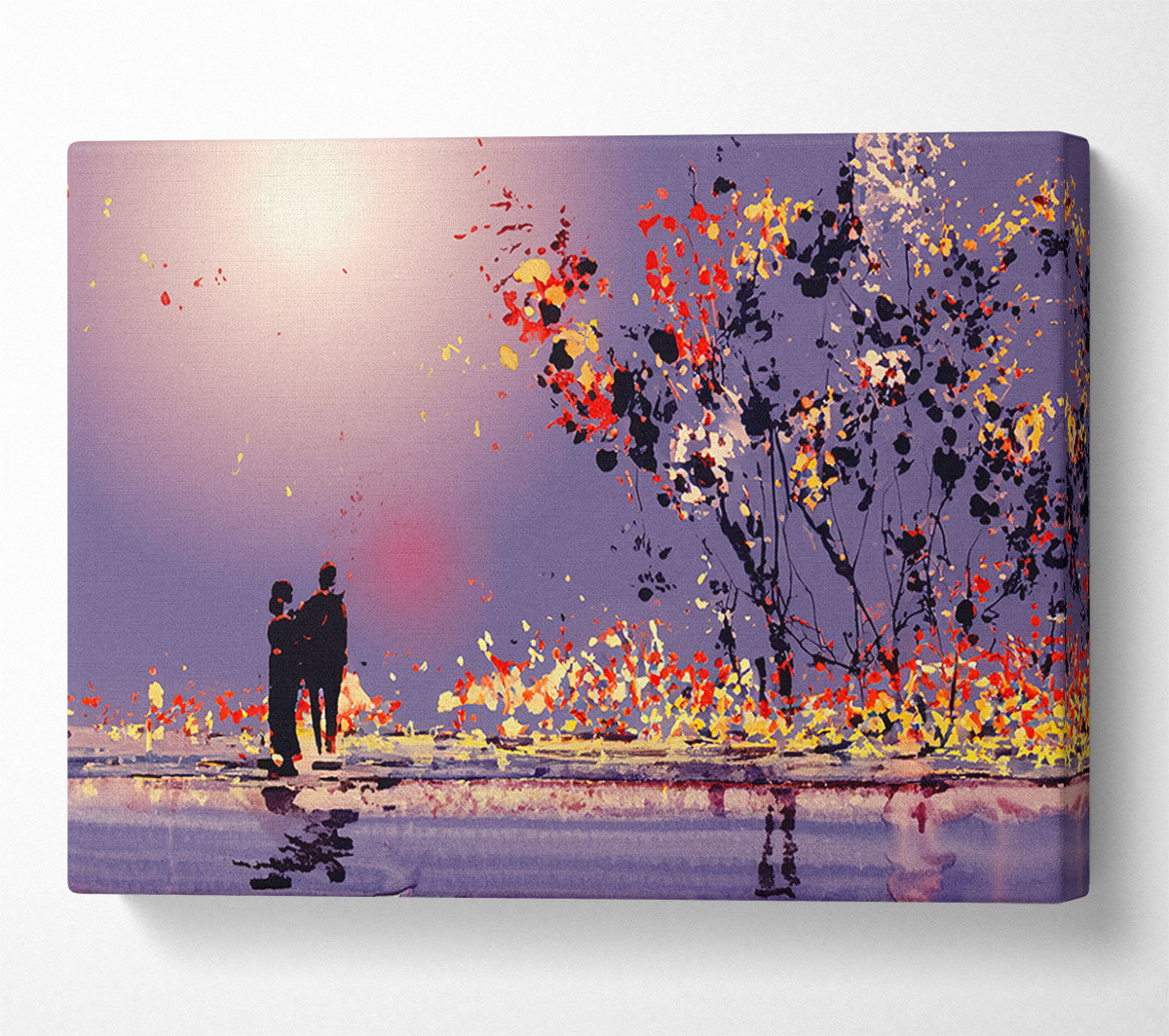 LARGE CANVAS CLUTCH LOVERS RETREAT main image 0