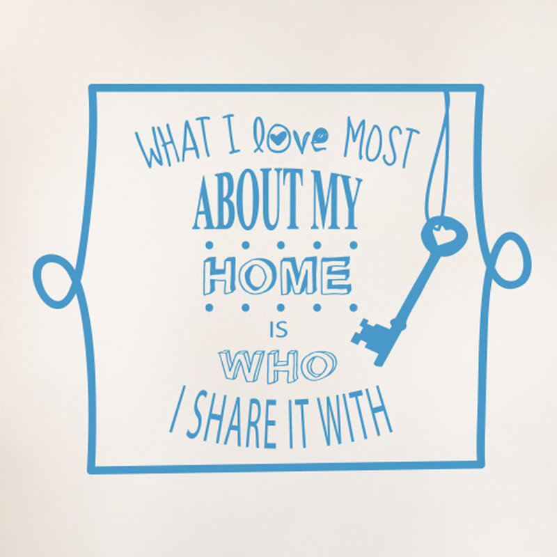 Wall Decal, Large, Blue