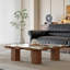 Table basse carrée de luxe Wabi-sabi