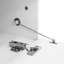 Tables basses, tables d'appoint, tables basses au design saisissant avec verre et effet DEL pour les intérieurs domestiques ordinaires