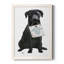 «Gapland Love And Black Labrador», reproduction d'art sur toile-88380953-88380952