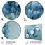Bonnets gris bleus «Meadow I» - décoration murale bonnets bleus-24503017-24503026