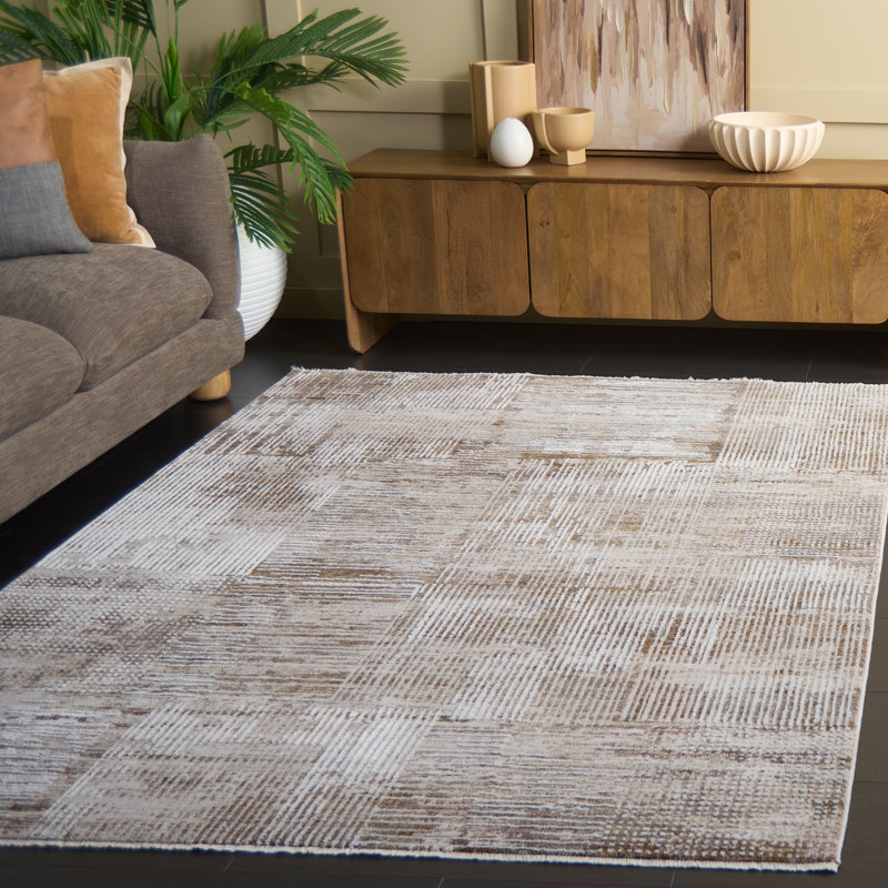 Finley Modern 336 Performance Abstract Rug, Rectangle 5'3" x 7'6"