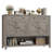 55.1" Upgraded Console Table, Entryway Table with Open Shelf-258338743