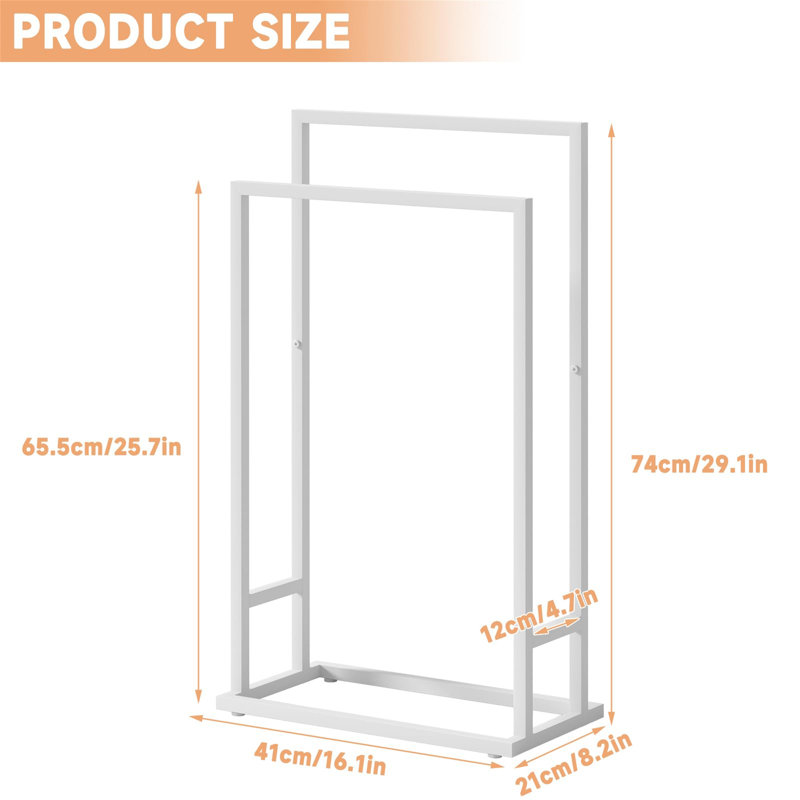2 Freestanding Towel Stand
