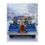 Toile de Noël avec chiots de Noël, conception de Jadei-1737553268