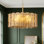 Lustre tambour 24 lumières à intensité variable 24 po