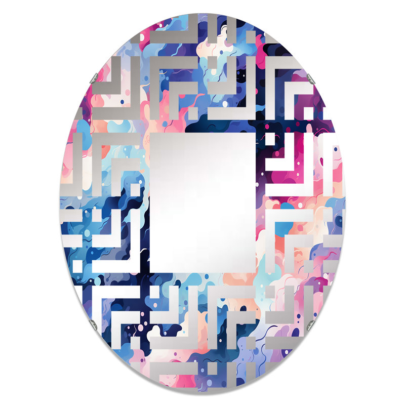 Miroir décoratif céleste ondulé Celestial Disguise, L 24 po x H 36 po
