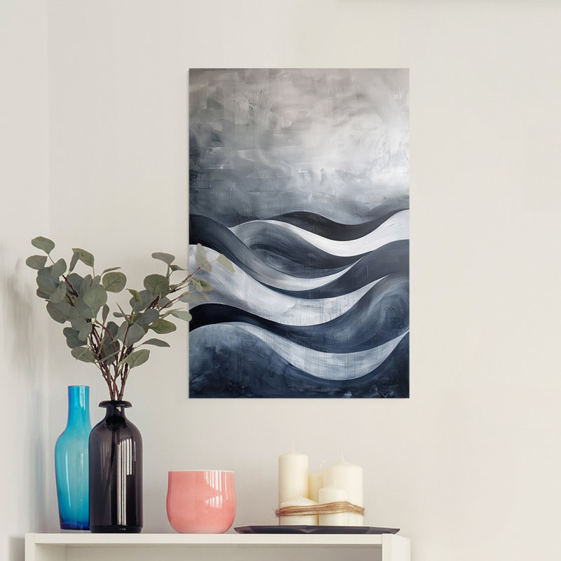 Série ABSTRACT CDLxxvii - Impression sur toile seulement - non encadrée, H 18 po x l 12 po