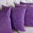 Textured Velvet Throw Pillow Cover-316779457
