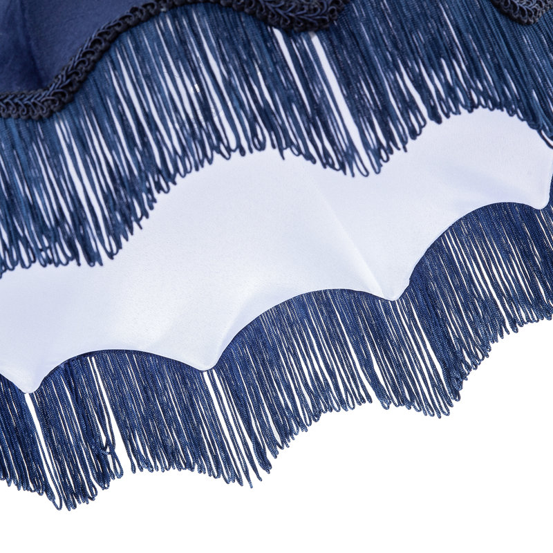 20cm H Fabric Empire Lamp Shade ( No Direct Attachment Method ), Navy