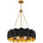 Santana 5-Light Matte Black Pendant