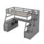 Lit mezzanine avec 7 tiroirs, 2 tablettes et un bureau-1994495909