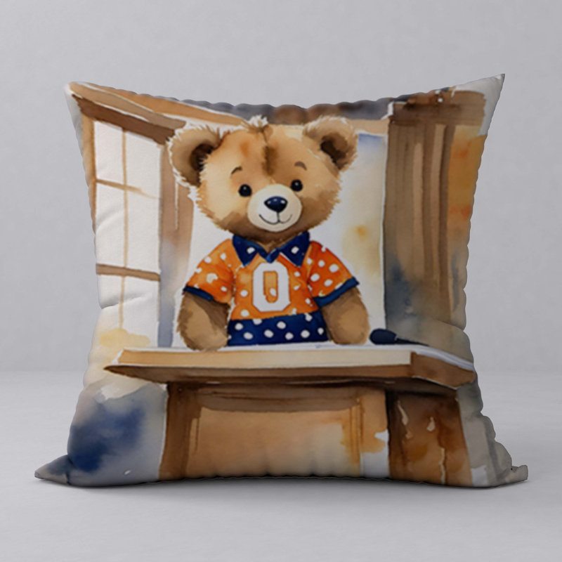 Polyester Throw Square Pillow Cover & Insert