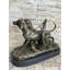Deux grands chiens Vizsla par Debut Bronze Sculpture en marbre