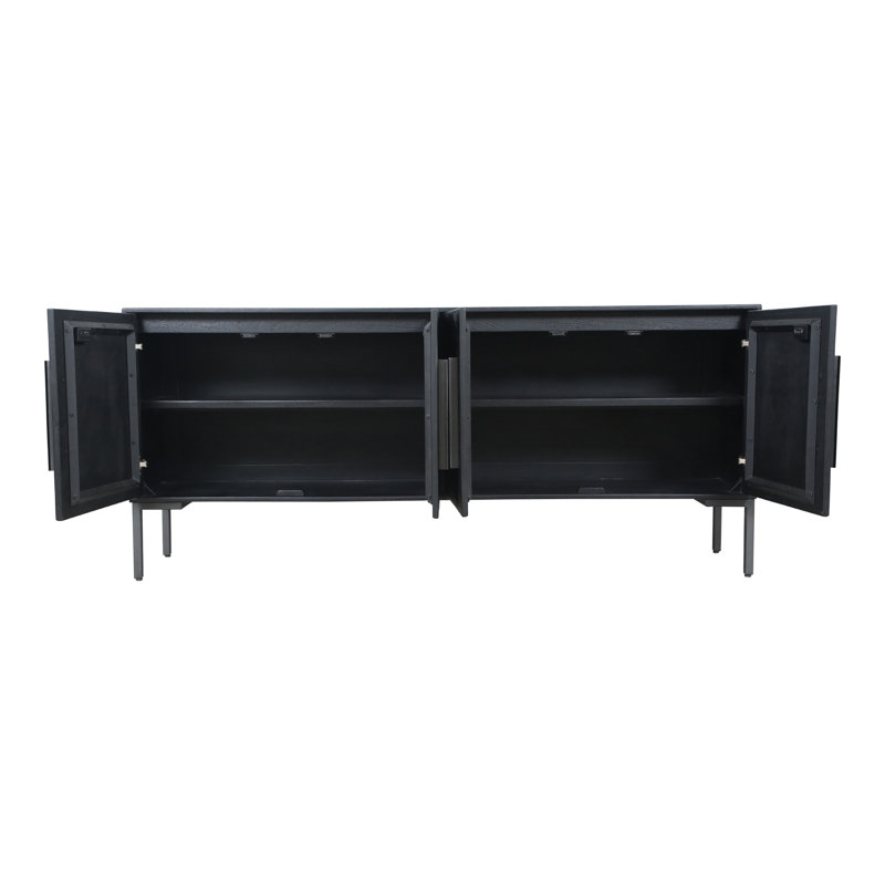 77'' Wide Mango Solid Wood Sideboard