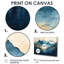 «Mountains Natures Layers In Blue Winter II», art mural montagnes-426207703-426207704-426207699