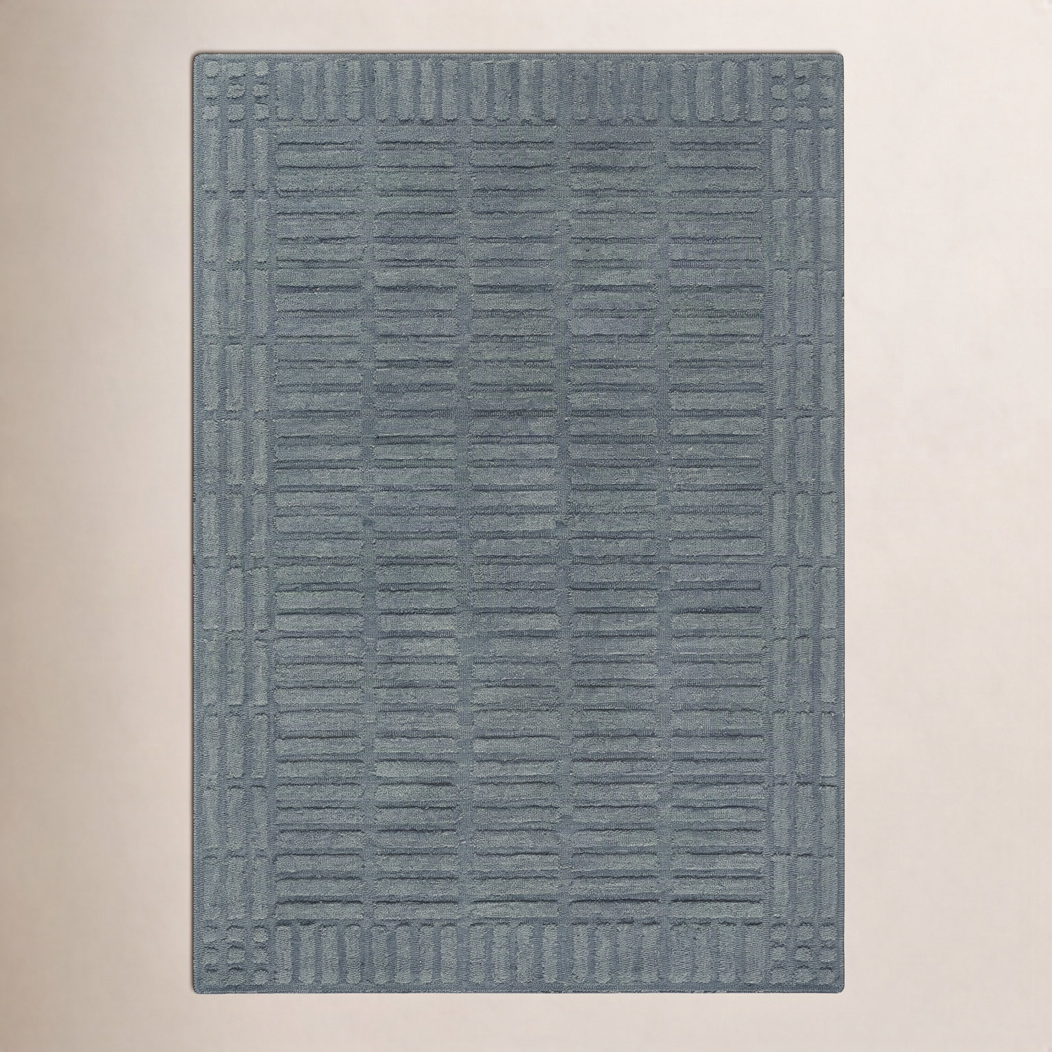 Wright Hand-Tufted Patterned Geometric Rug, Rectangle 6' x 9'