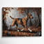 «Dogs Plott Hound», art mural sur toile noire-1265785529