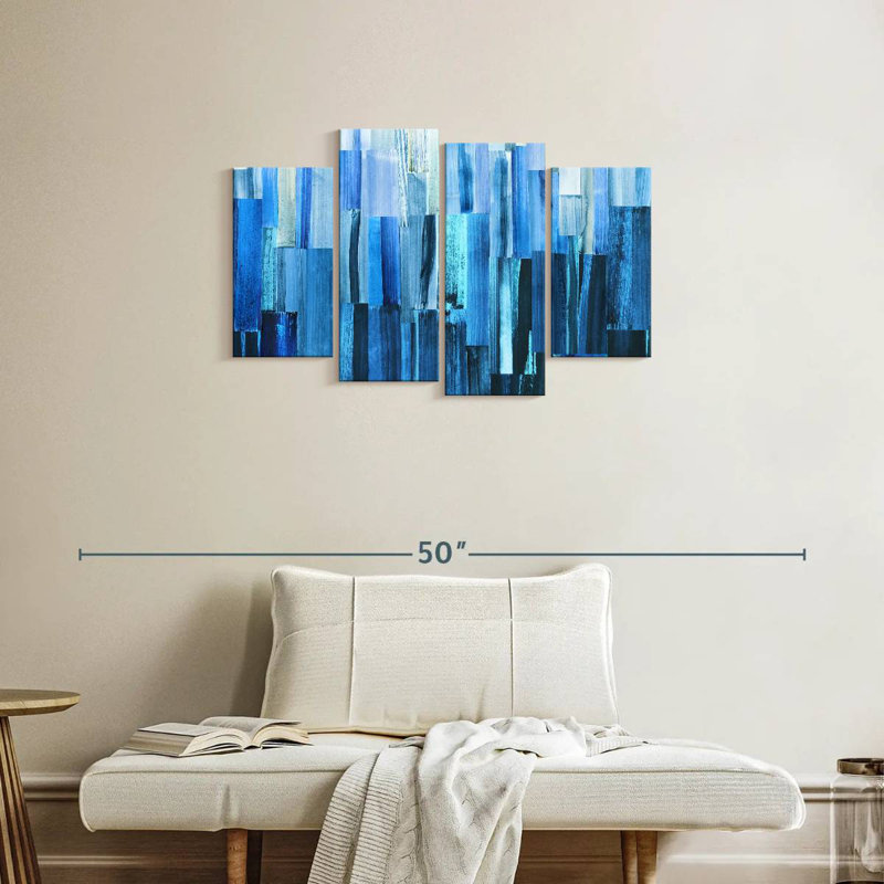 Avery Icy Blue Layers, 22" H x 36" W