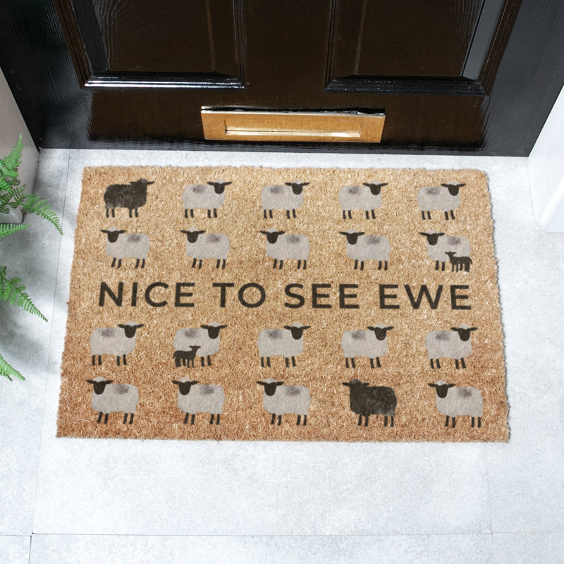 Non-Slip Doormat, 40cm W x 60cm L
