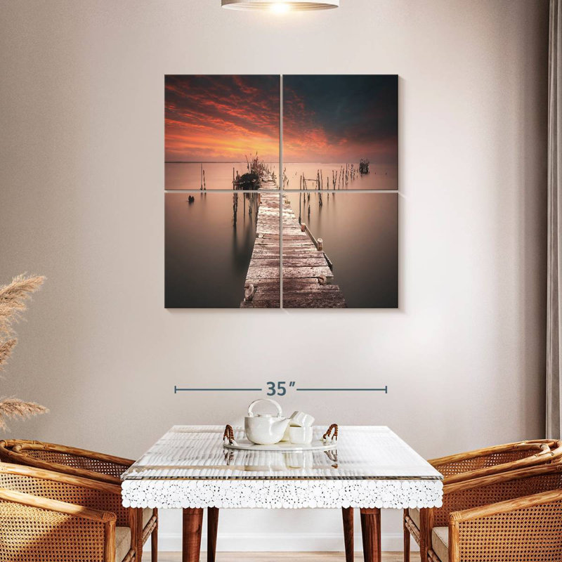 Aletra Sunset At Comporta Dock, 38" H x 38" W