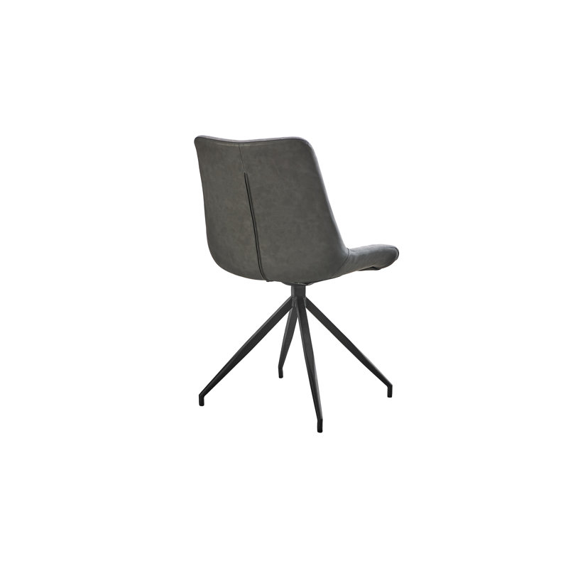 Tufted Side Chair in Grey