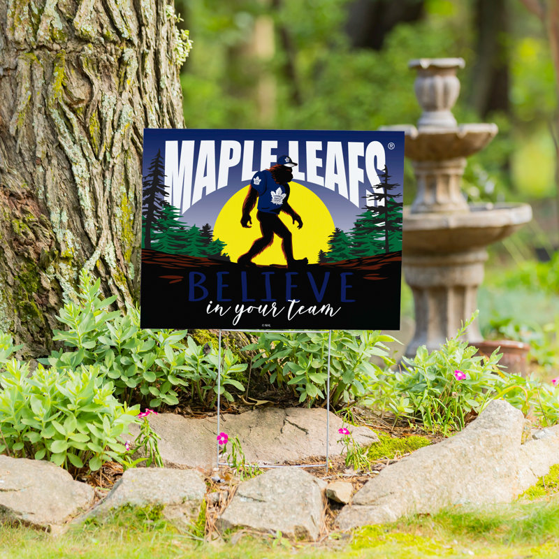 Toronto Maple Leafs Yard Sign, Bigfoot