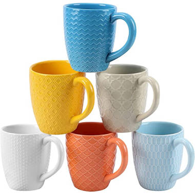  DOWAN Coffee Mugs Set, 18 OZ Large Coffee Mug Set of 6